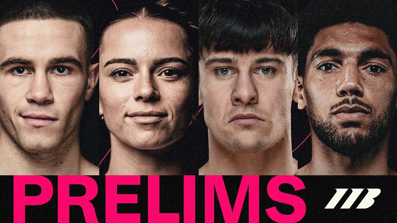 FOUR free fights | Skye Nicolson +William Crolla + Alfie Middlemiss + Niall Brown background