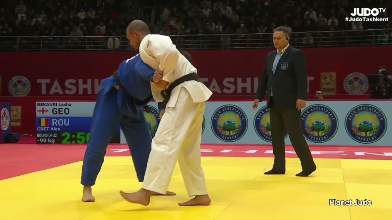 Lasha BEKAURI 🇬🇪 🆚️ Alex CRET 🇷🇴 | 1/16финала/-90кг | Большой Шлем Ташкент 2026