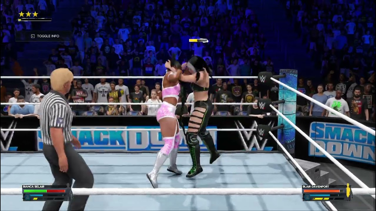 Bianca Belair vs. Blair Davenport : WWE Smackdown | WWE 2K24