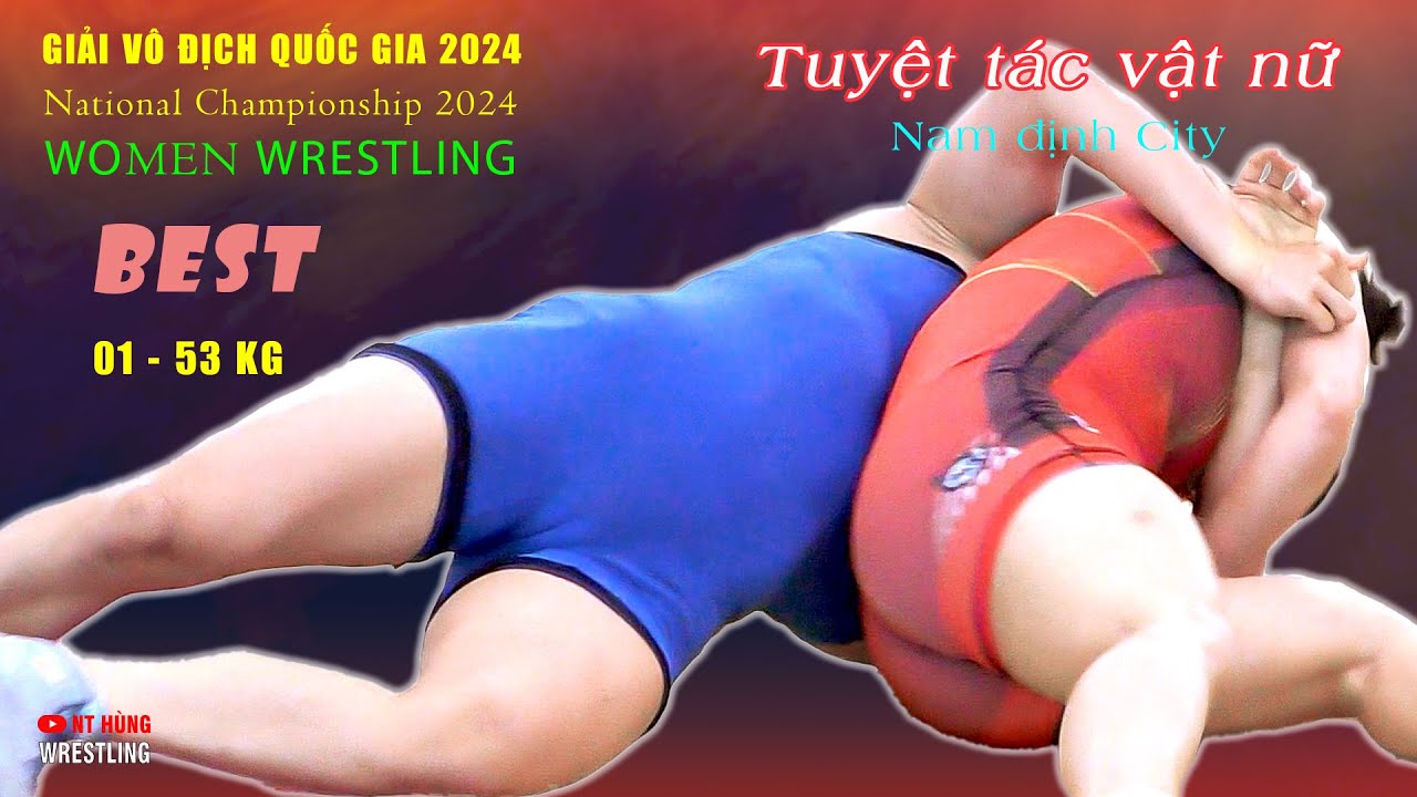 Vật nữ. Giải vô địch quốc gia . Hạng 53 kg . Phần 1