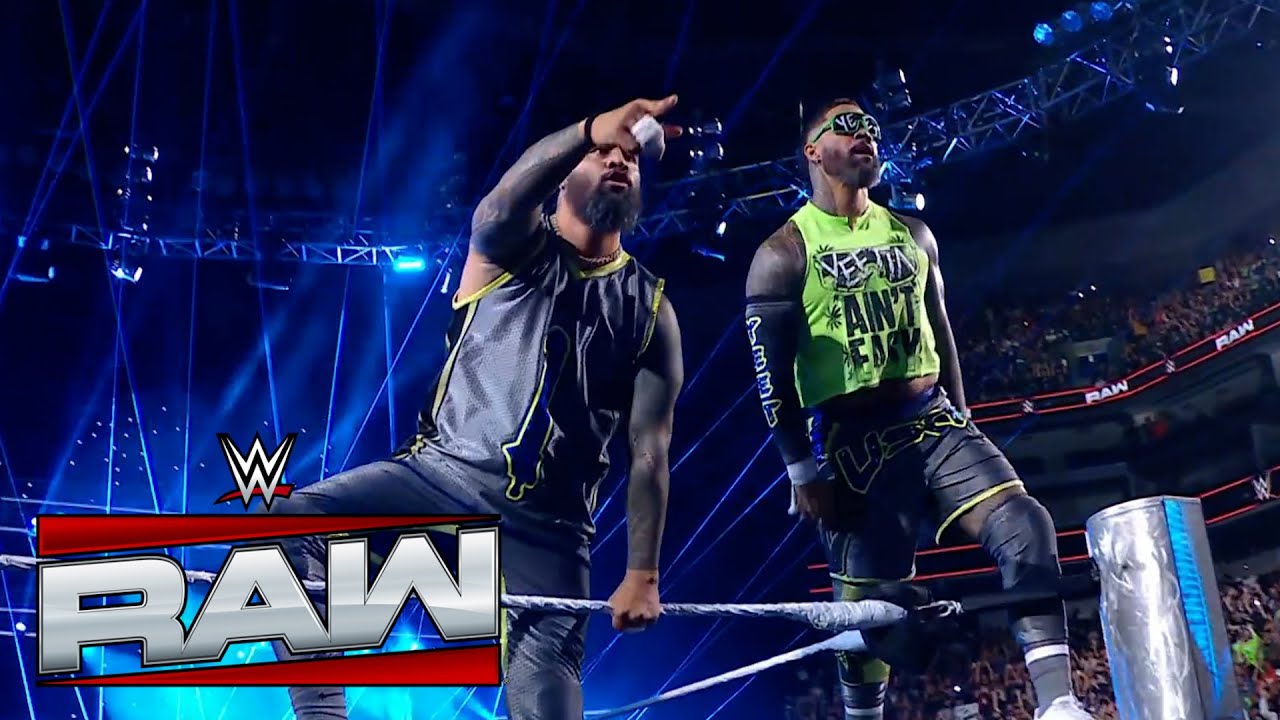 The Usos Entrance: WWE Raw, October 20, 2025 background