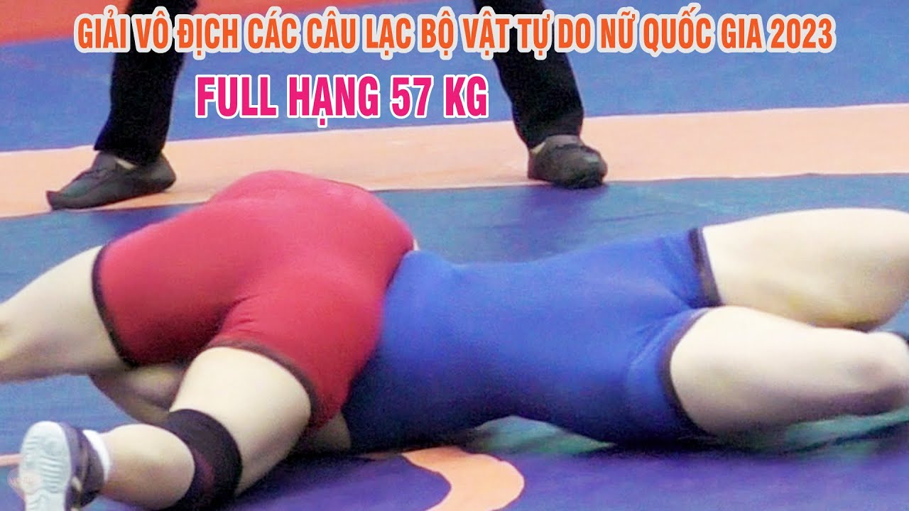 Vật Nữ. "Women's Wrestling" .Giải vô địch các clb Quốc gia - Full hạng 57 kg. backdrop