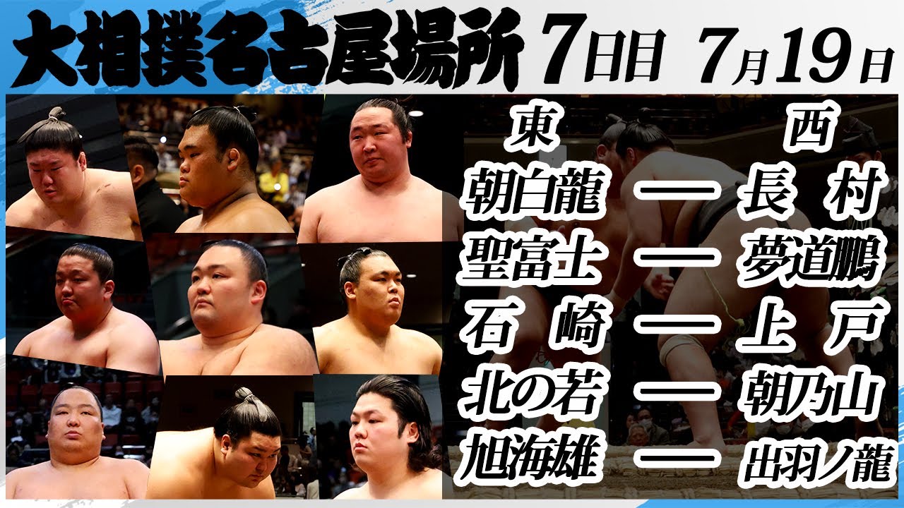 大相撲 朝乃山 幕下上位五番<令和7年名古屋場所・7日目>SUMO background