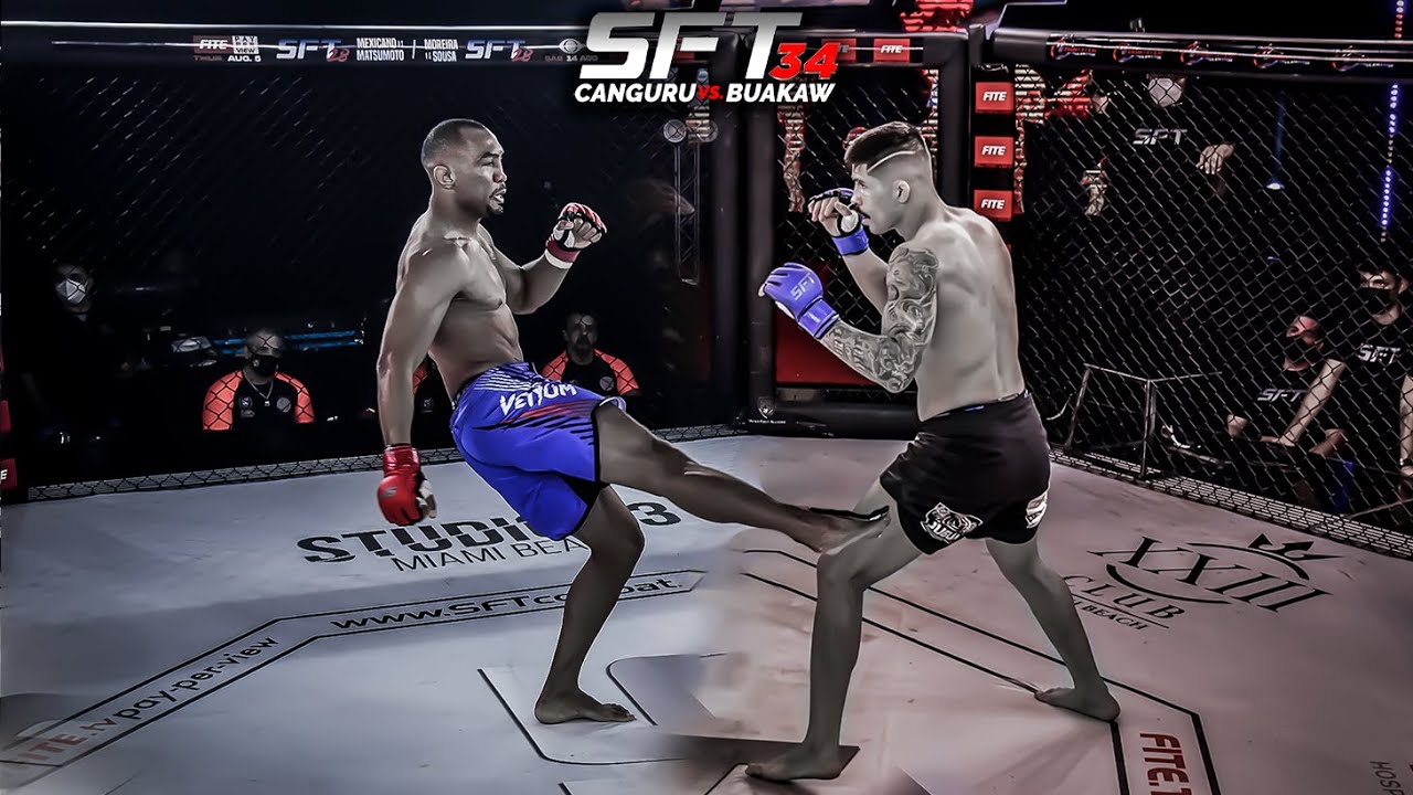 Felipe Buakaw e Alex Canguru SFT 34 #mma #cinturao #sft