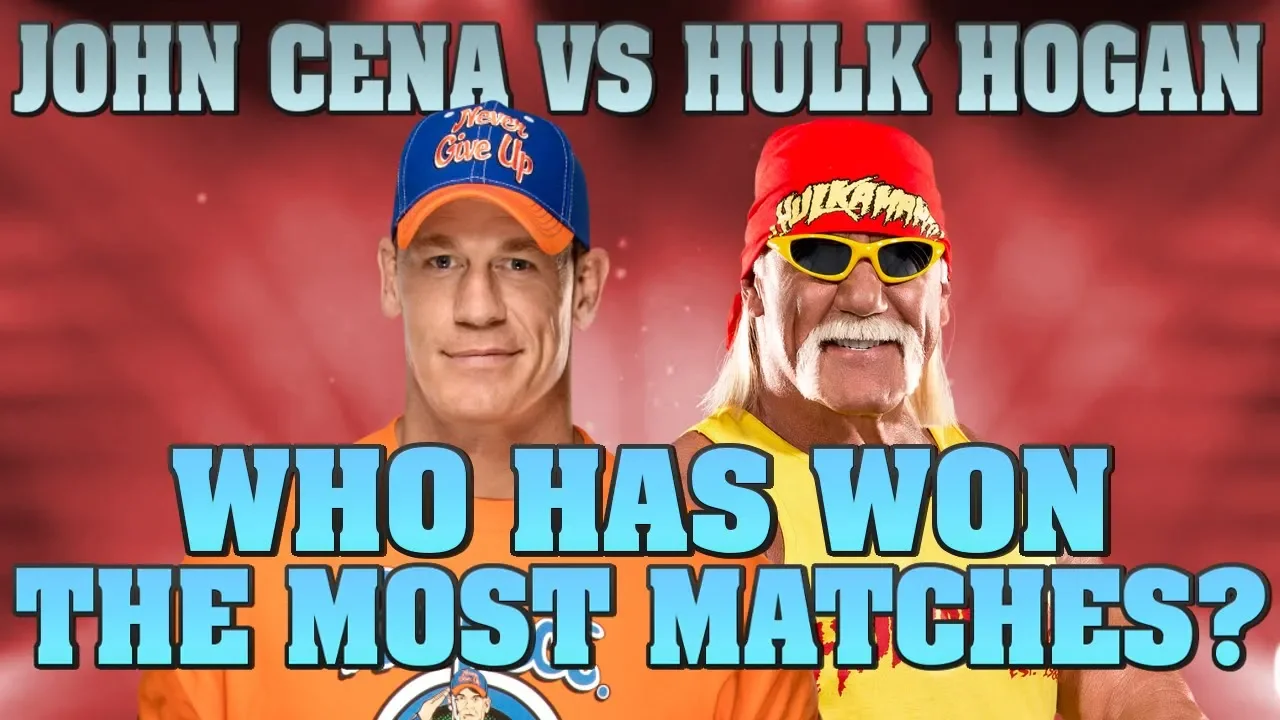 John Cena vs Hulk Hogan - Who Has Won The Most Matches?