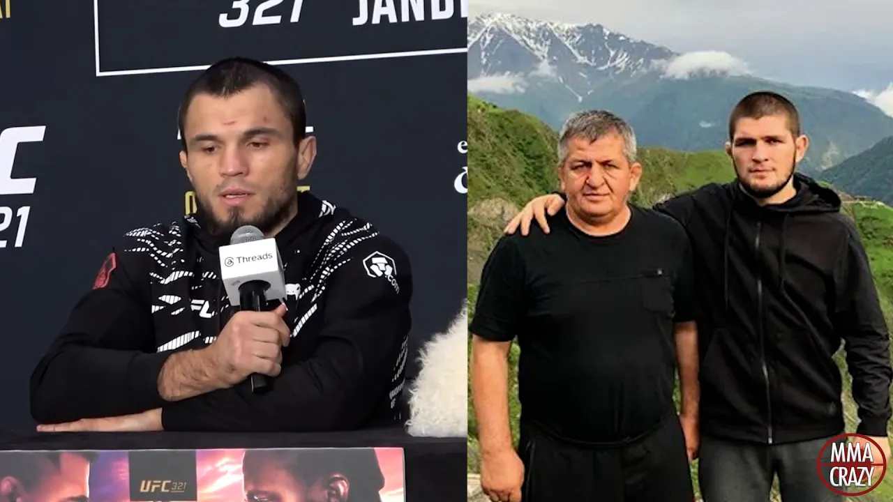 Umar Nurmagomedov reveals how he continues to honour Abdulmanap Nurmagomedov background