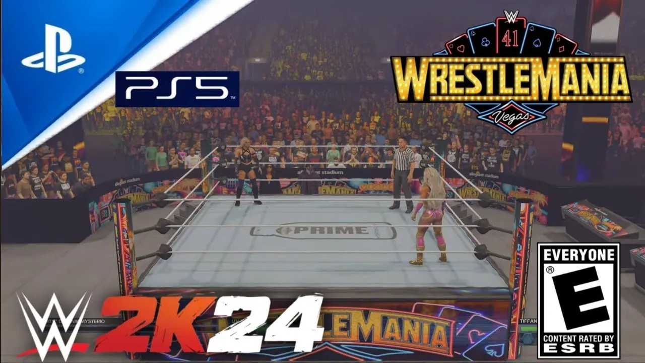 WWE 2K24 Liv morgan vs tiffany stratton/WrestleMania 41