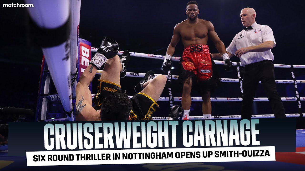 Traie Duberry & Camilo Castagno Exchange Knockdowns: Full Fight (Smith Vs Ouizza Undercard) background