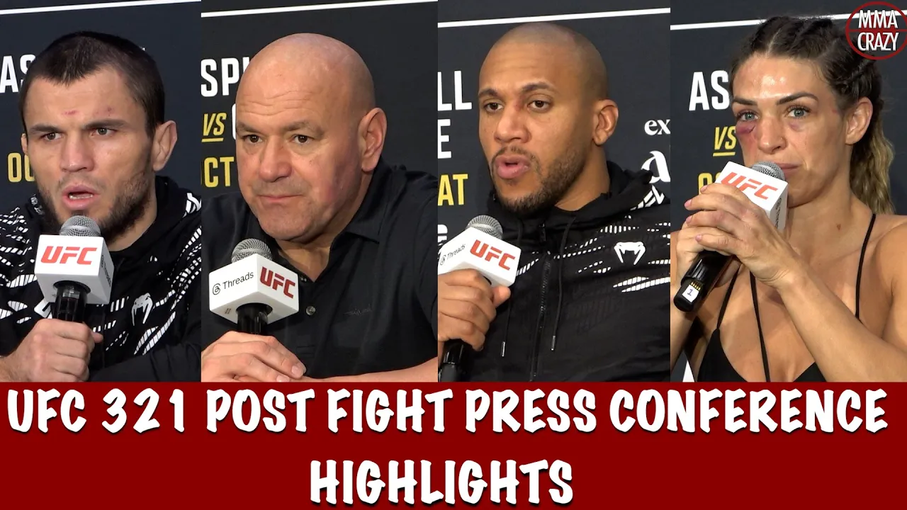 UFC 321 Post Fight Press Conference Highlights