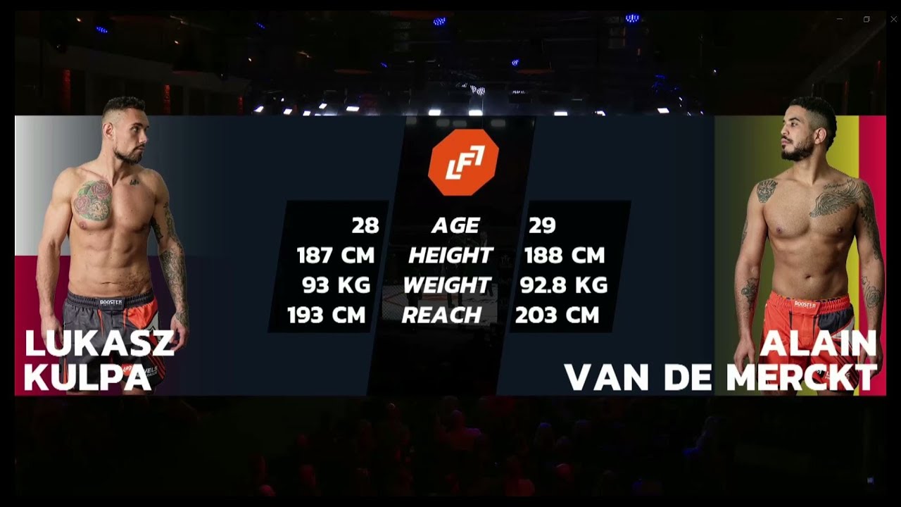 LFL7 Full Fight: Alain Van De Merckt VS Lukasz Kulpa