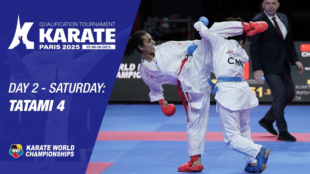 Paris Qualification Tournament - SATURDAY - Eliminations - Tatami 4 | WORLD KARATE FEDERATION