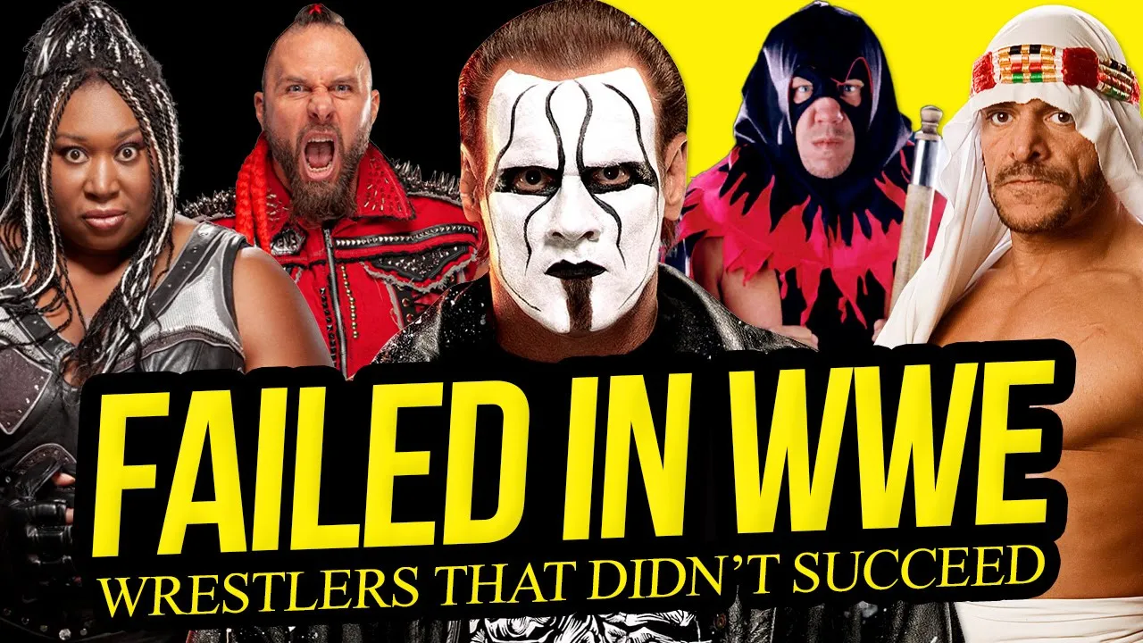 FAILED IN WWE | Great Wrestlers that Flopped! background