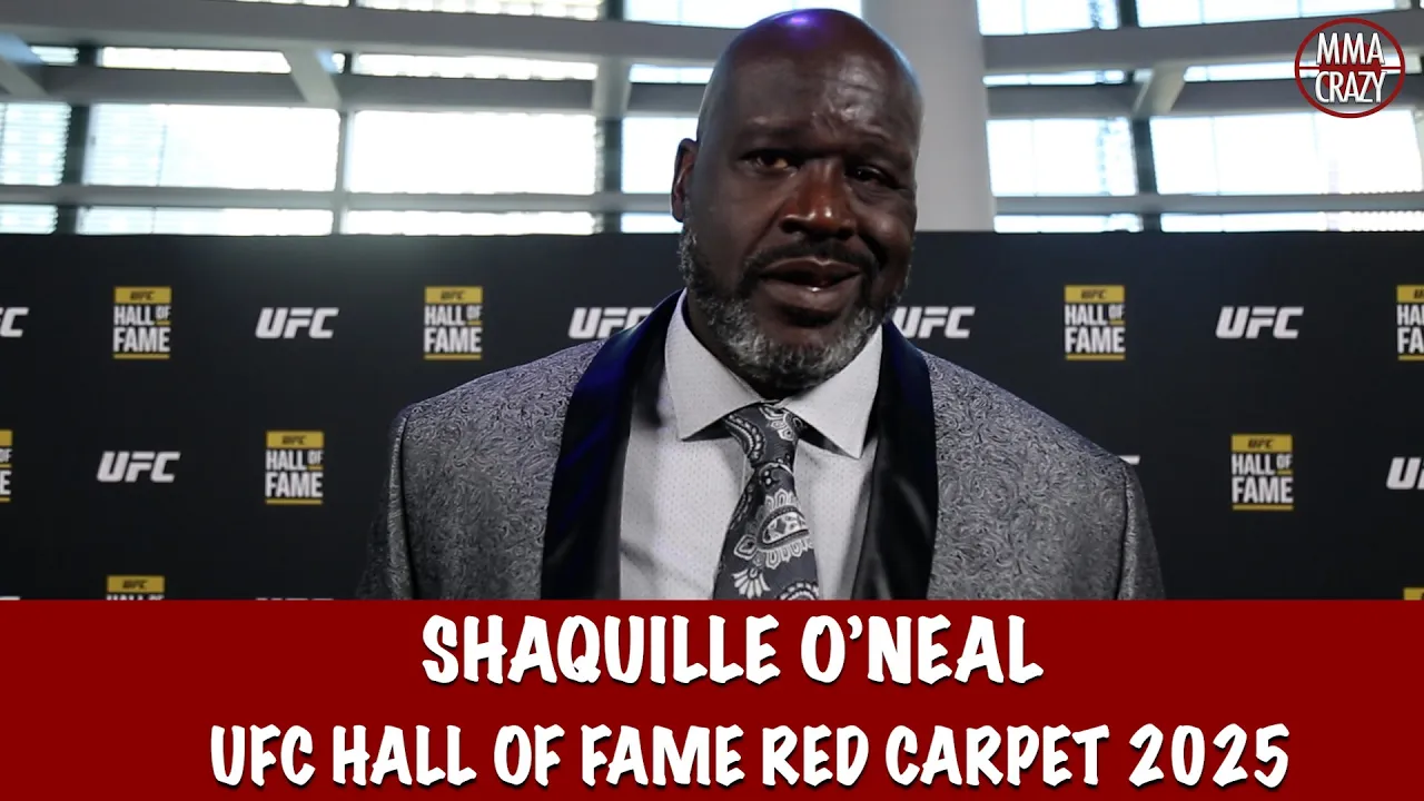 Shaquille O'Neal Reacts to Jon Jones Retirement "I TEXTED HIM" background