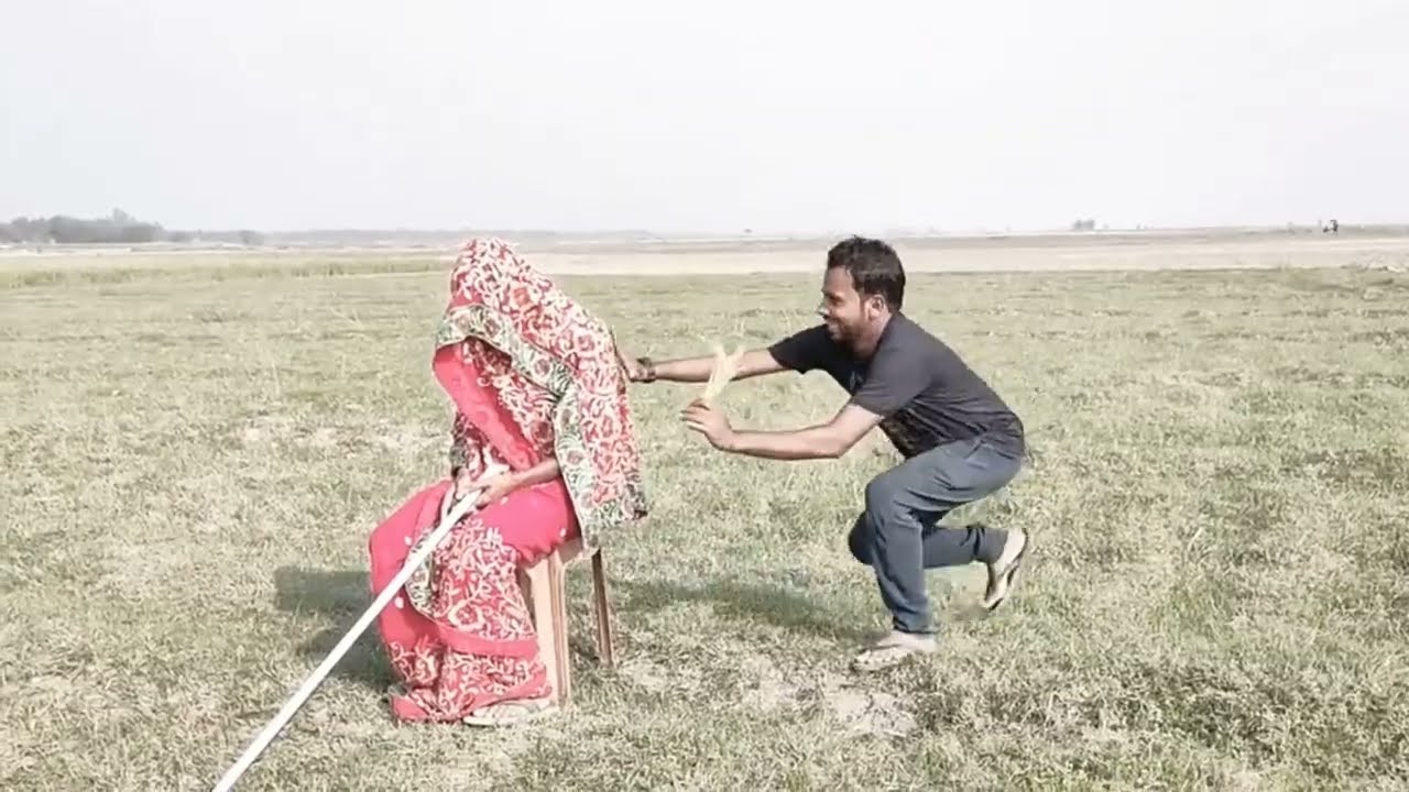 Nitish ek aurat ko pauj de raha hai Best funny video new funny comedy videos 2023ππepi 05 background