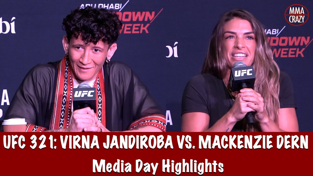 UFC 321: Virna Jandiroba & Mackenzie Dern Media Day Highlights
