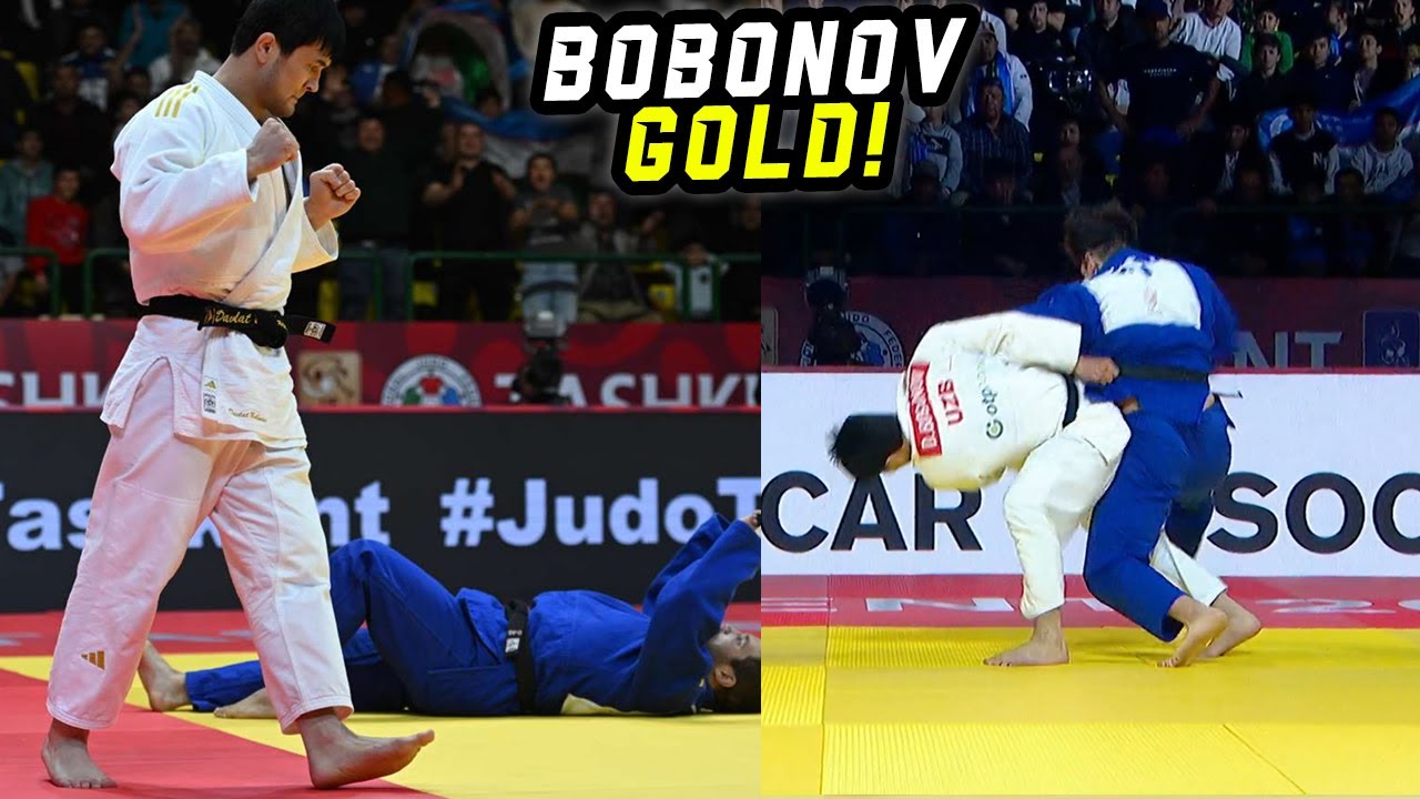 BOBONOV - Gold at Tashkent Judo GS 2023 background