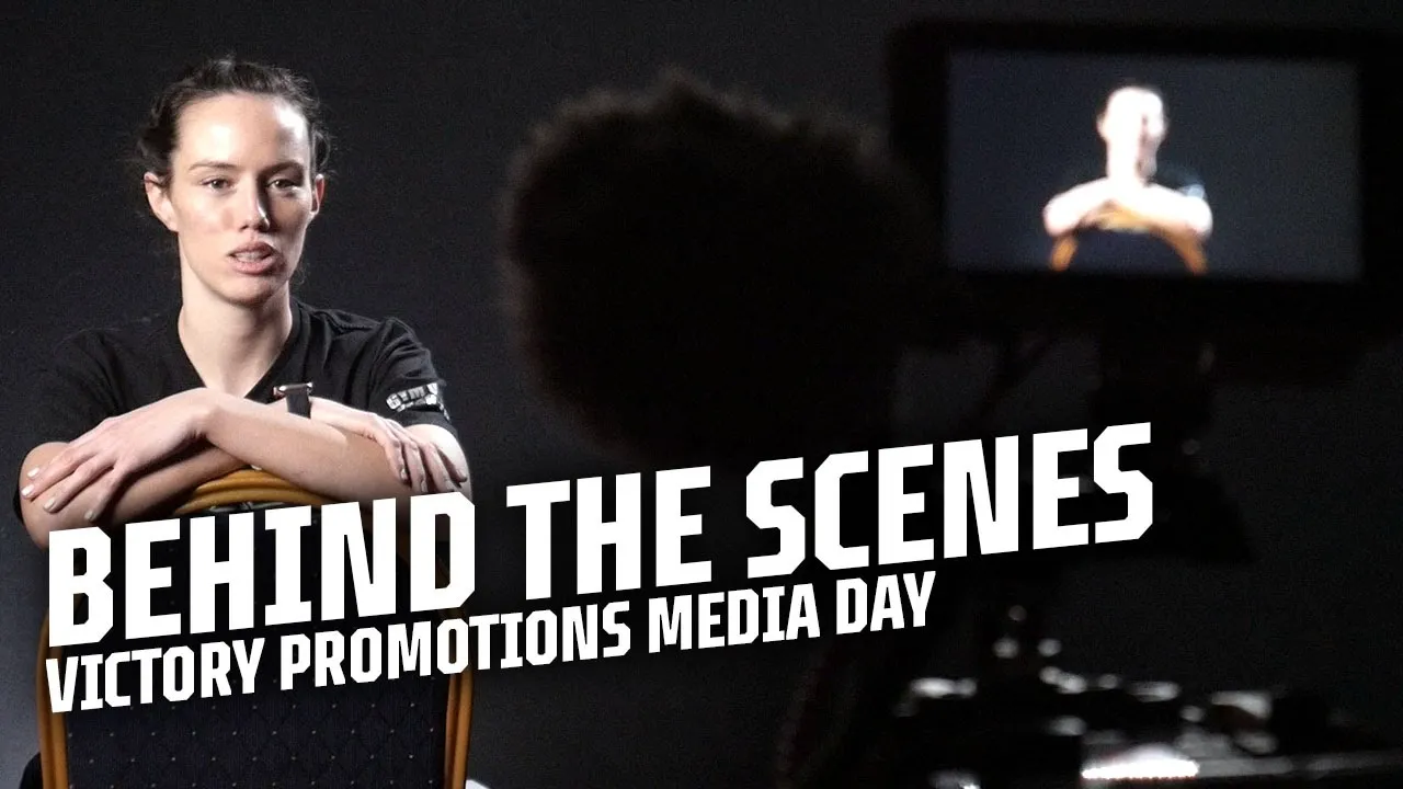 BEHIND THE SCENES 🎬 Victory Promotions Media Day | Fight Record background