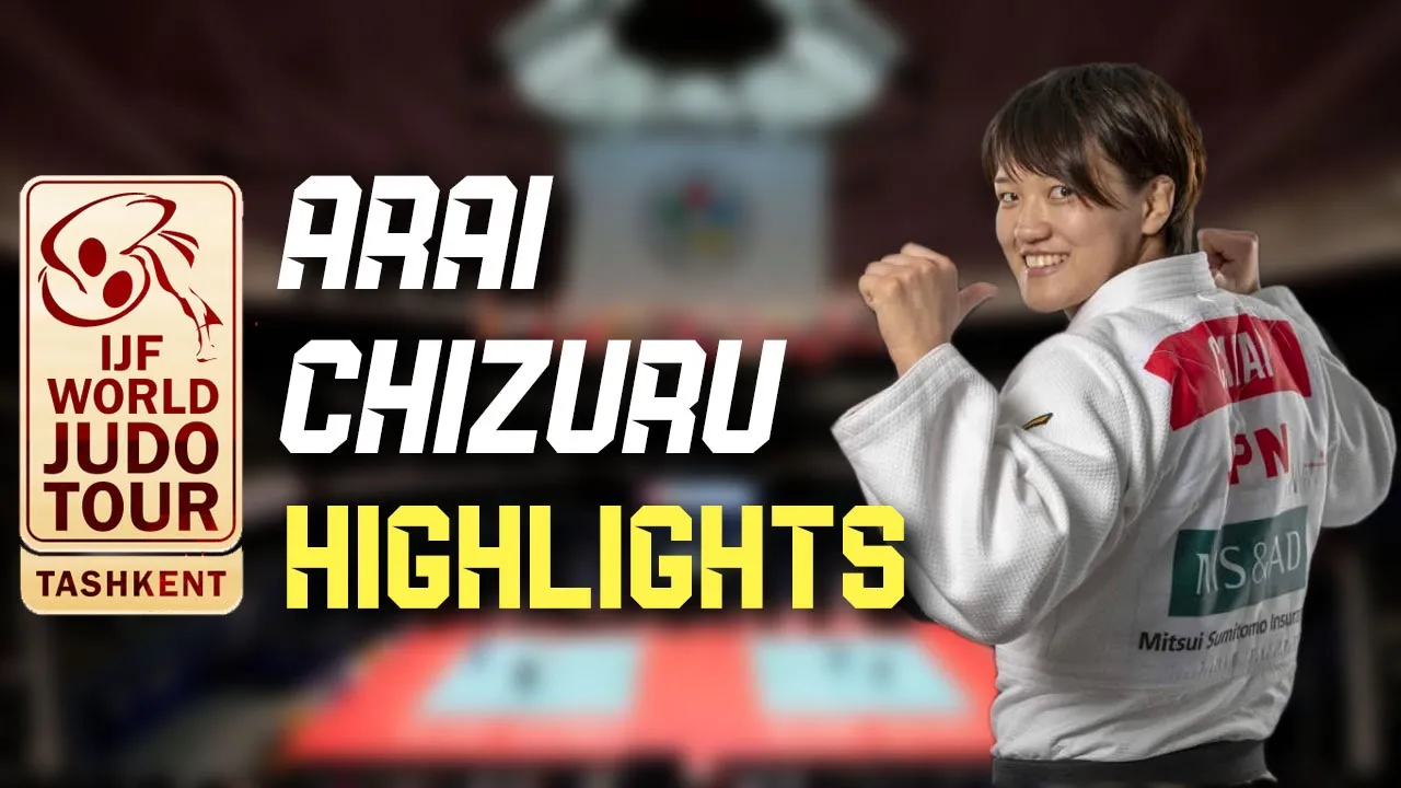 新井千鶴 Arai Chizuru Judo Grand Slam Tashkent 2021 Highlights background