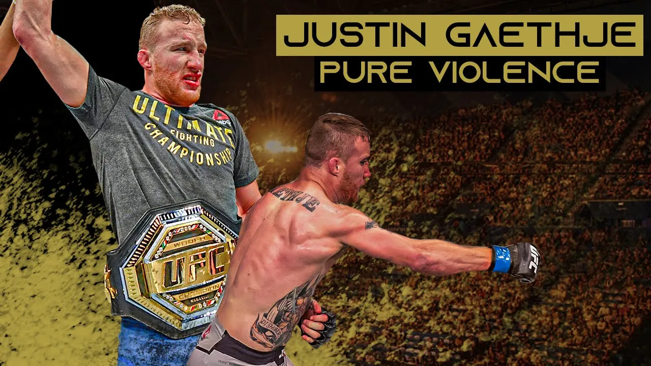 The Most Violent Fighter | Justin Gaethje MMA Tribute background