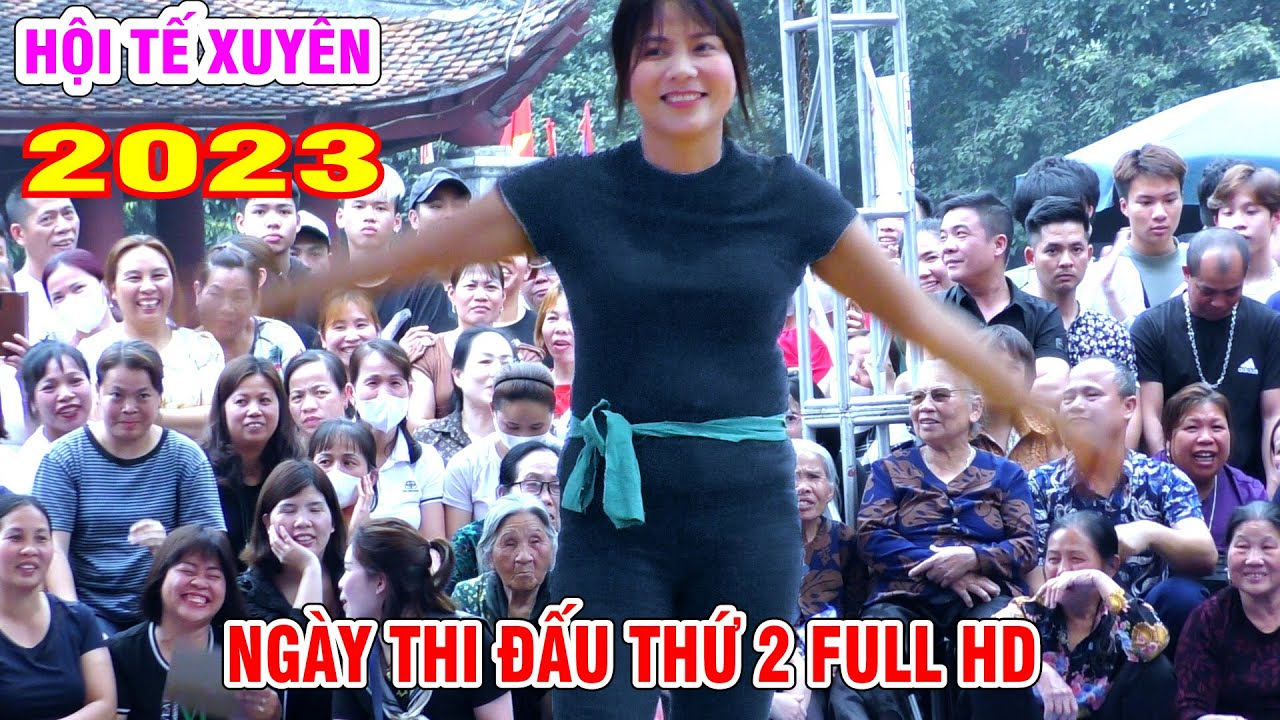Hôi vật truyền thống thôn Tế Xuyên - Đình Xuyên - Gia Lâm - Hà Nội.Ngày thi đấu thứ hai. Full HD. background