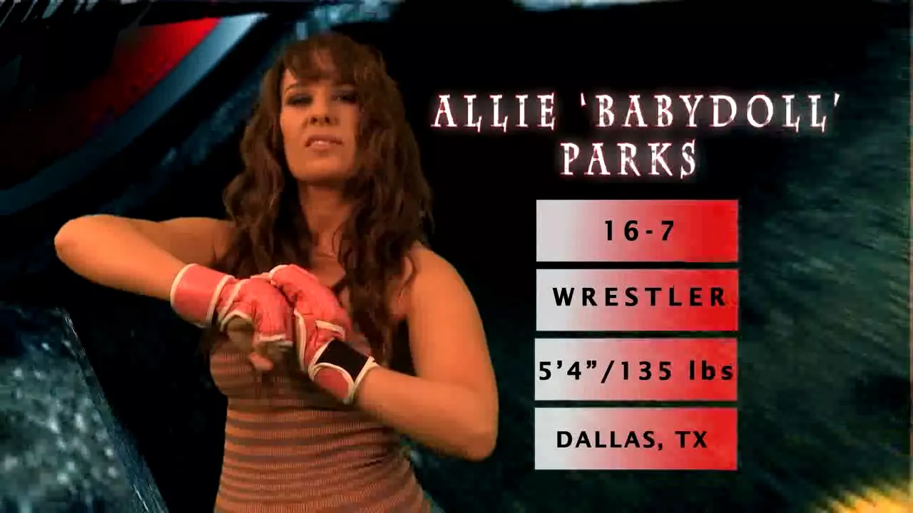 Cowgirl Makes A Big Entrance At MMA Event background