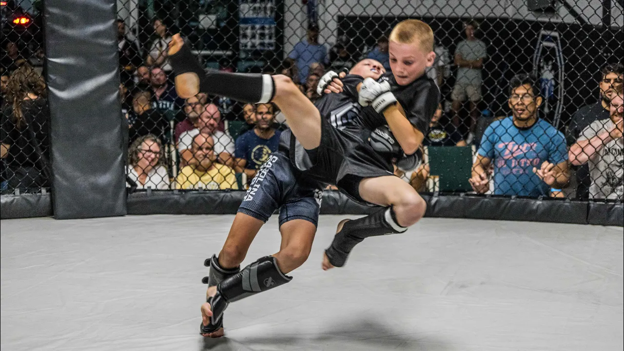 Youth MMA Match 🔥🔥 | Layne Maher vs Ryan Long | TFA Pro V Superfights background