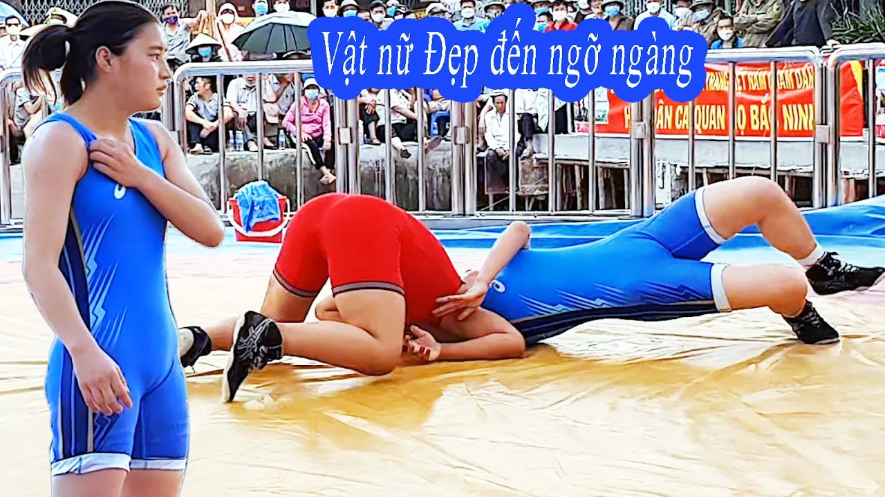 Vật Nữ - Người đẹp Phú Thọ gặp Hoa Hậu vật nữ Hà Nam..women wrestling