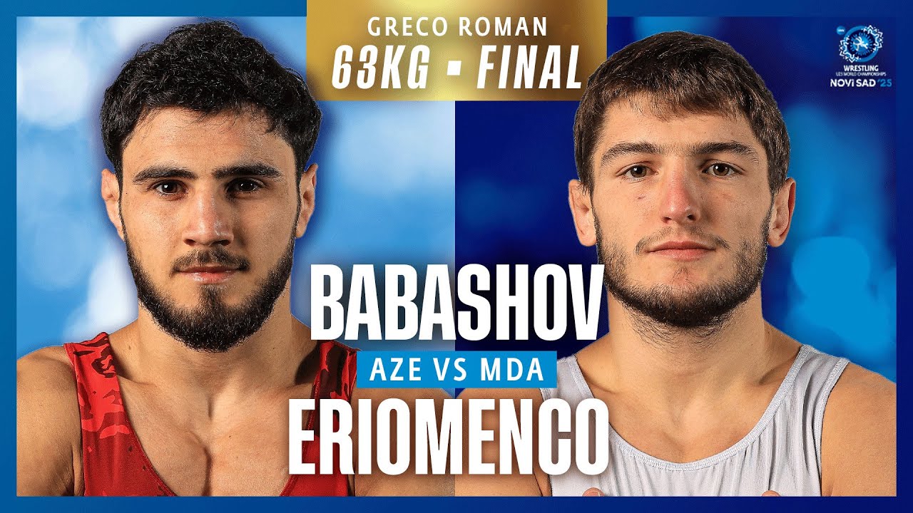 Ziya BABASHOV (AZE) vs. Vitalie ERIOMENCO (MDA) | U23 WORLD CHAMPIONSHIPS | Gold Medal | GR 63Kg