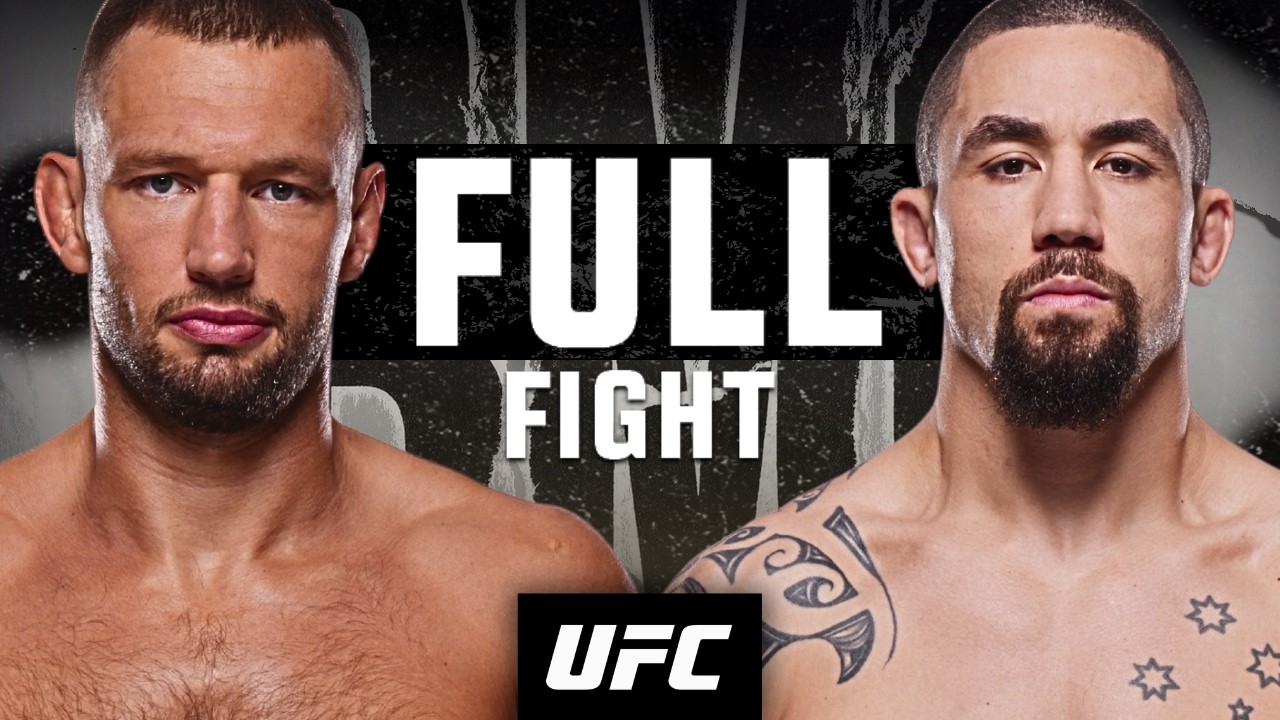 Reiner De Ridder vs Robert Whittaker | Full Fight | UFC 326