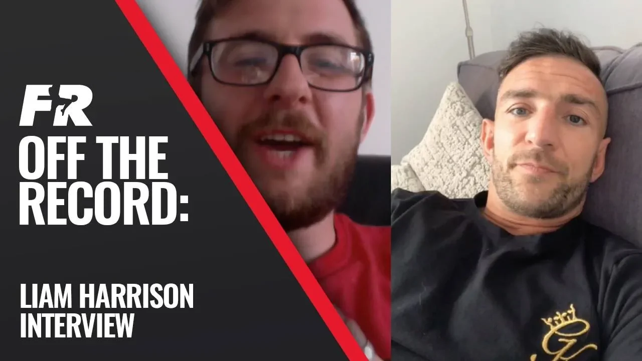 Liam Harrison speaks about fighting Charlie Peters and releasing new website background