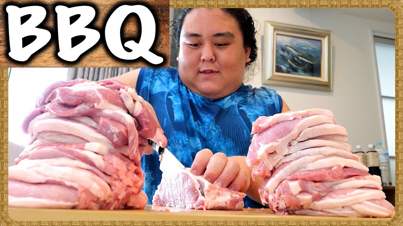 【相撲飯】力士の本気バーベキュー・BBQ / sumo wrestling・japan