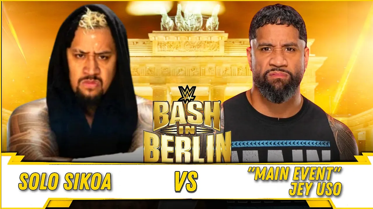 Solo Sikoa vs "Main Event" Jey Uso | Full Match : WWE Bash in Berlin