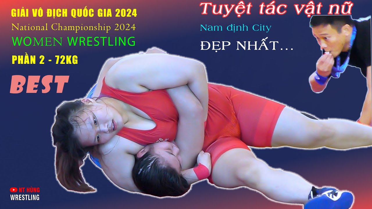 Vật nữ ĐẸP NHẤT "FULL MATCHES marathon women wrestling ". Giải vô địch quốc gia . Hạng 72 kg . Phần2