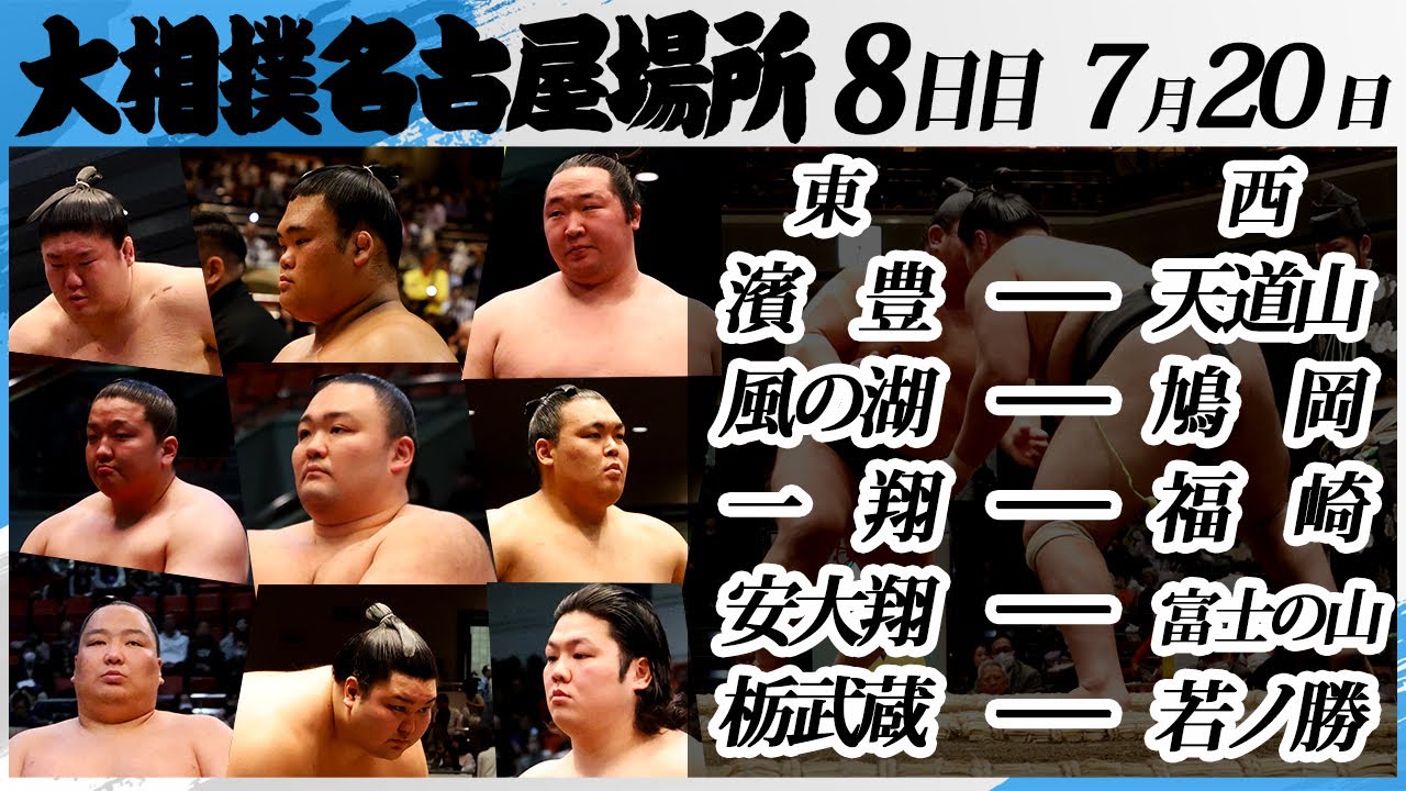 大相撲 幕下上位五番<令和7年名古屋場所・8日目>SUMO background