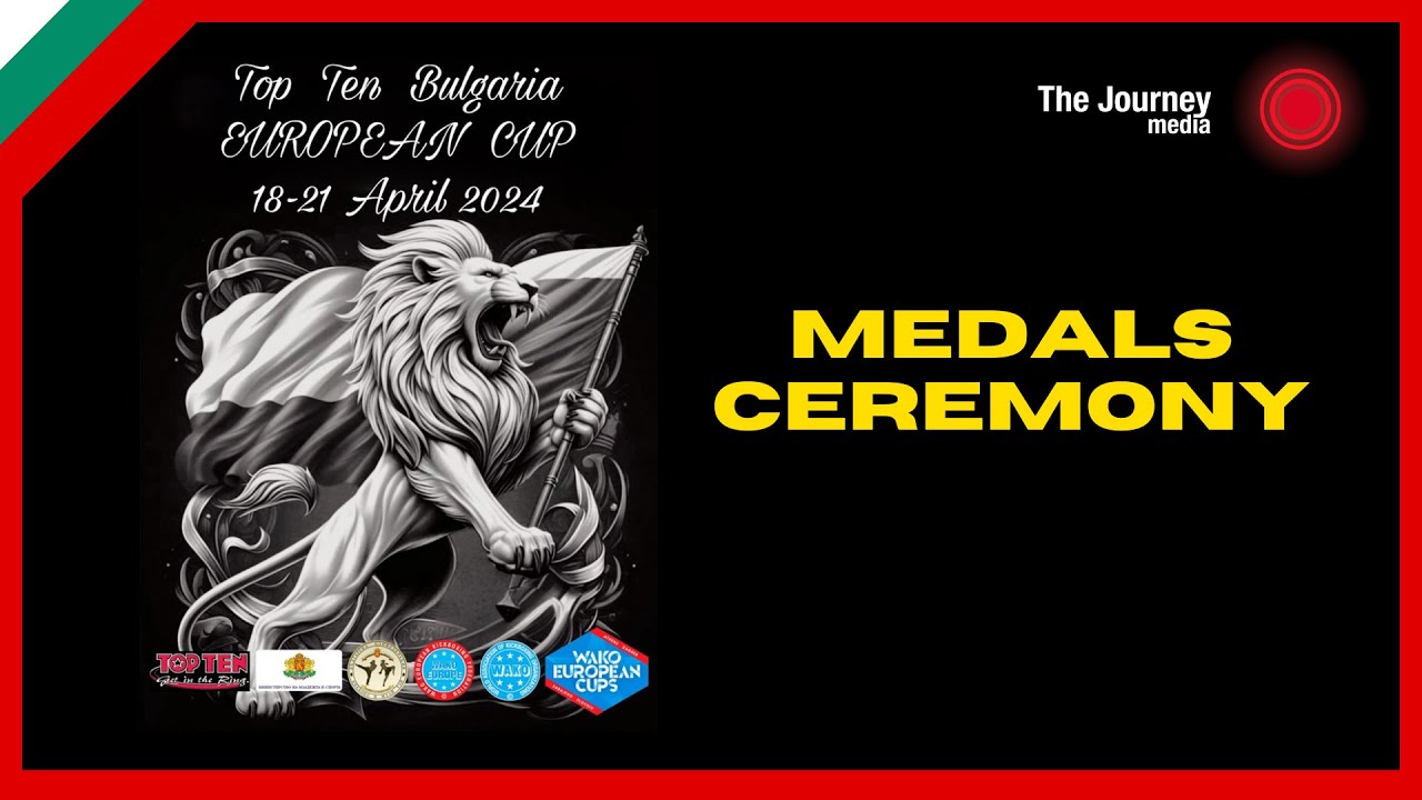 Awards Ceremony Friday Top Ten Bulgaria Open European Cup 2024 background