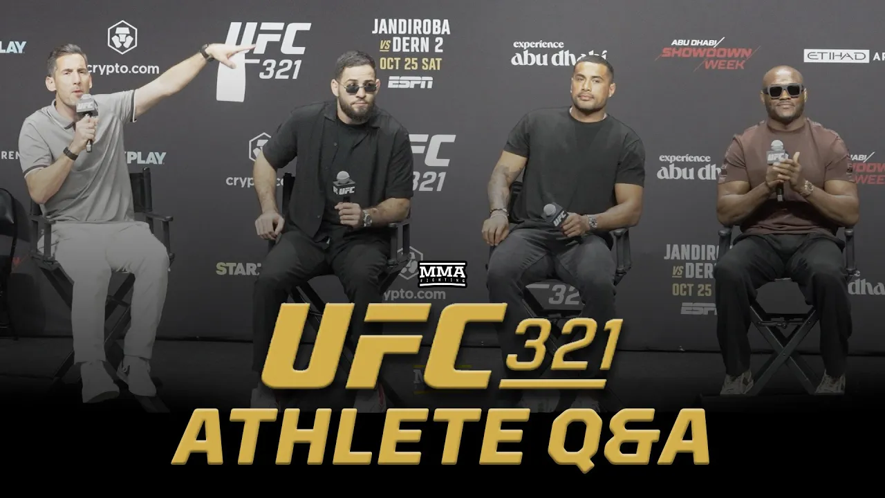 UFC 321 Fan Q&A w/ Kamaru Usman, Carlos Ulberg & Nassourdine Imavov | MMA Fighting