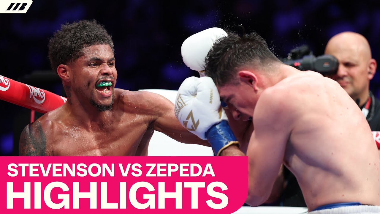 Shakur Stevenson *outclasses* William Zepeda | Full Highlights | Matchroom Boxing background