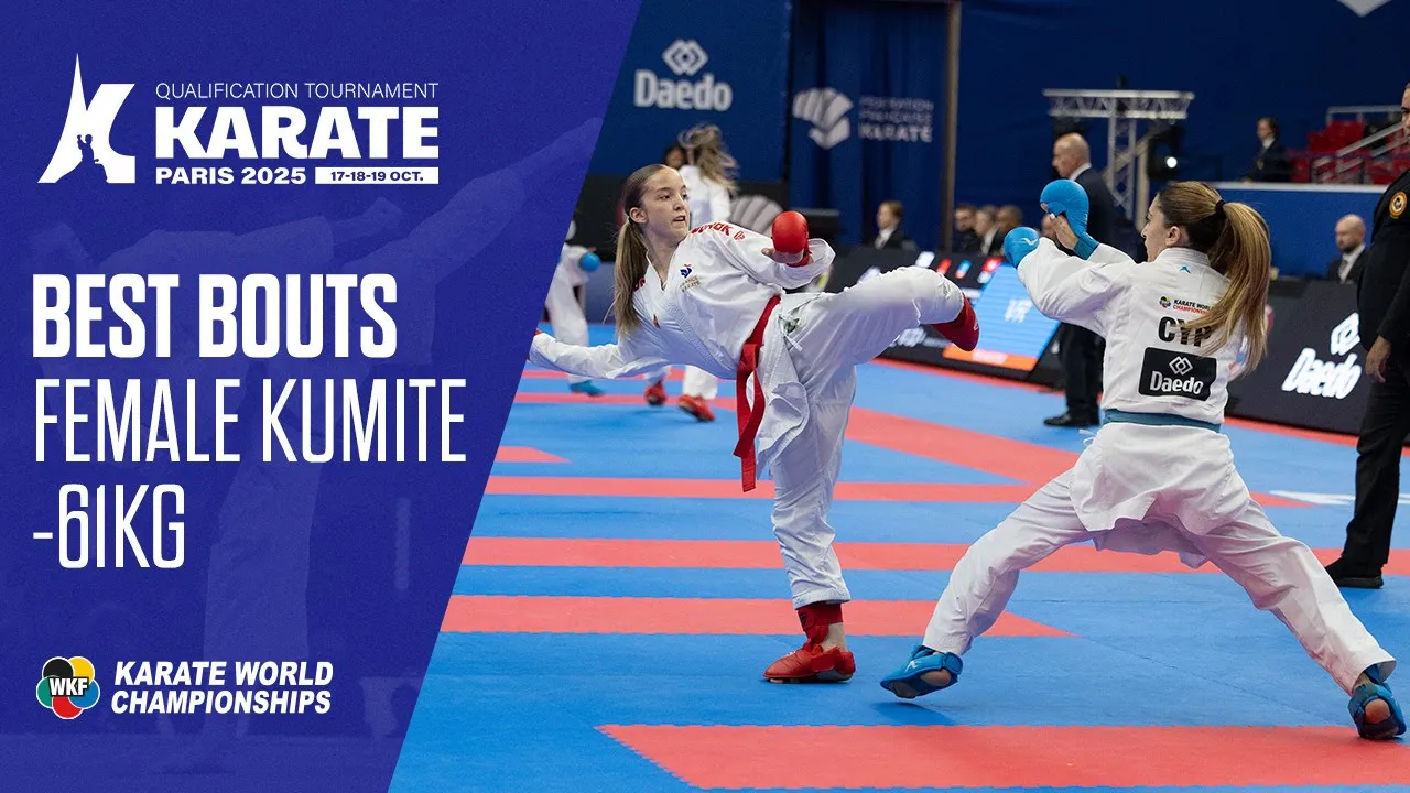 Sydney Yvon (FRA) vs Anthi Stylianou (CYP) | Best Bouts of Paris Karate Qualification Tournament