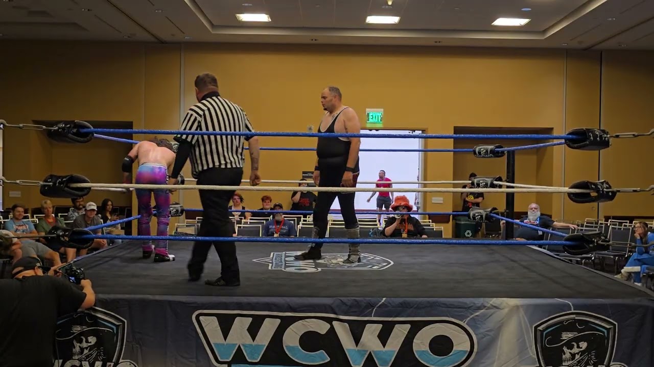 Jaxon Morgan vs Zak Nova (Gunslinger Title) - WCWO PopCon 6/29/25 background