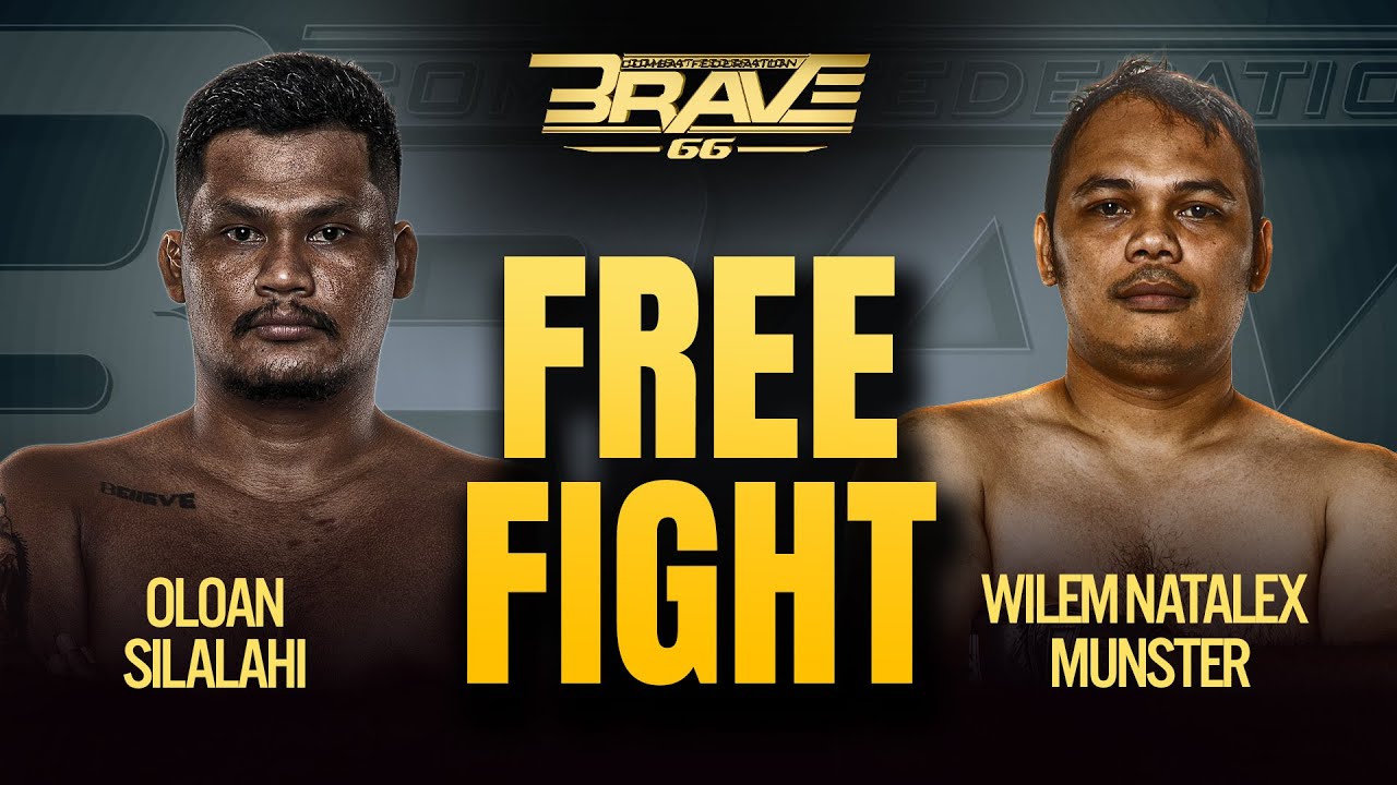 Oloan Silalahi vs Wilem Natalex Munster FREE MMA Fight BRAVE CF 66 background