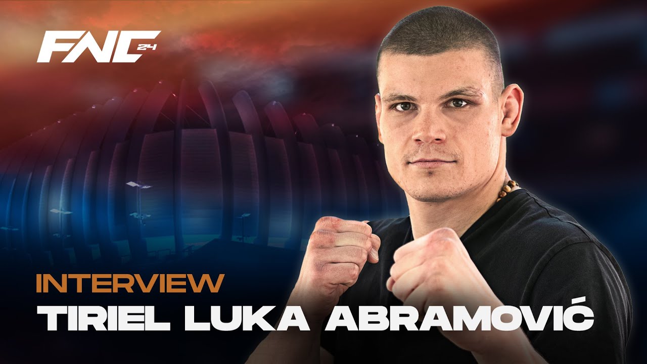 TIRIEL LUKA ABRAMOVIĆ | INTERVIEW | FNC 24 Powered by SuperSport | Zagreb background