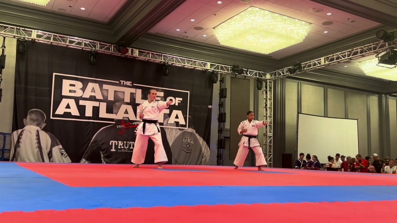 Emmersyn Cottingham and Bella Solis Team Synchronized Traditional Forms - Battle of Atlanta 2025