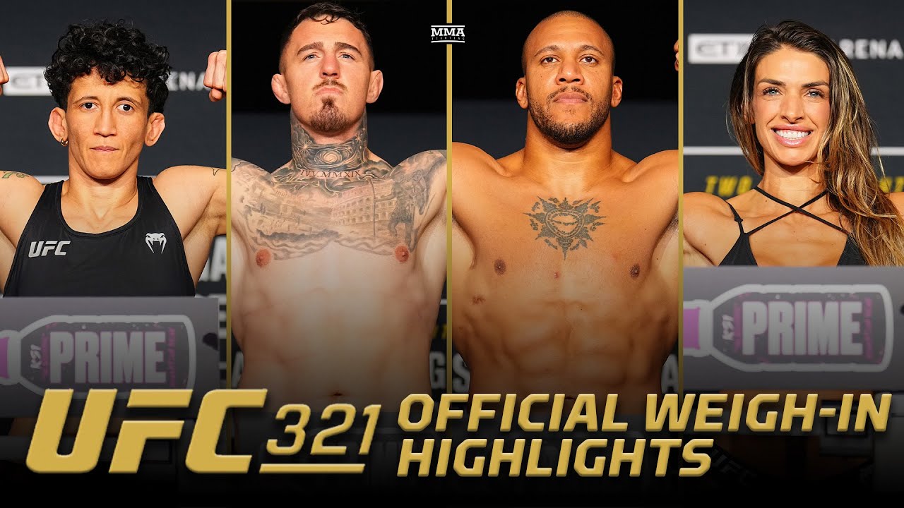 UFC 321 Official Weigh-Ins: Two Title Fights Official, Two Fighters Miss Weight | MMA Fighting