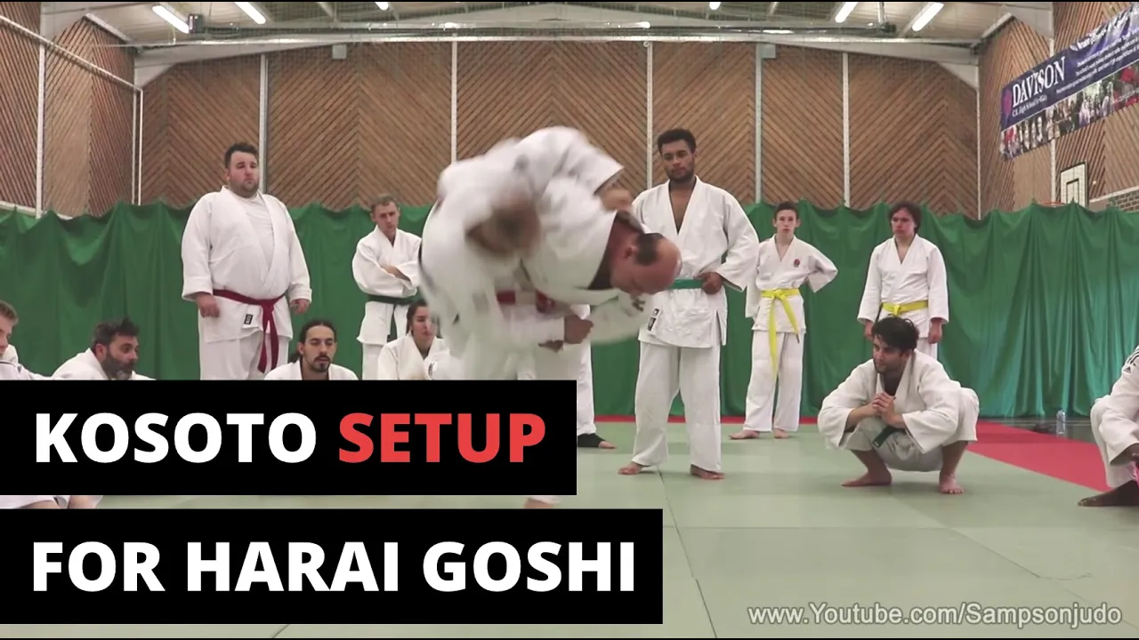 Kosoto Gari setup for Harai Goshi background