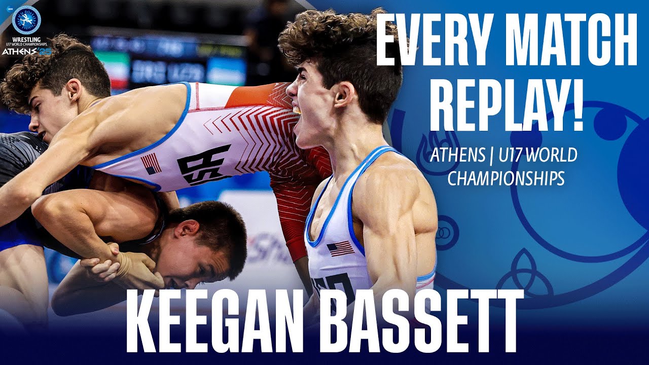 Keegan BASSETT (USA) | Road to 45KG Gold | Freestyle Wrestling | U17 World Championships