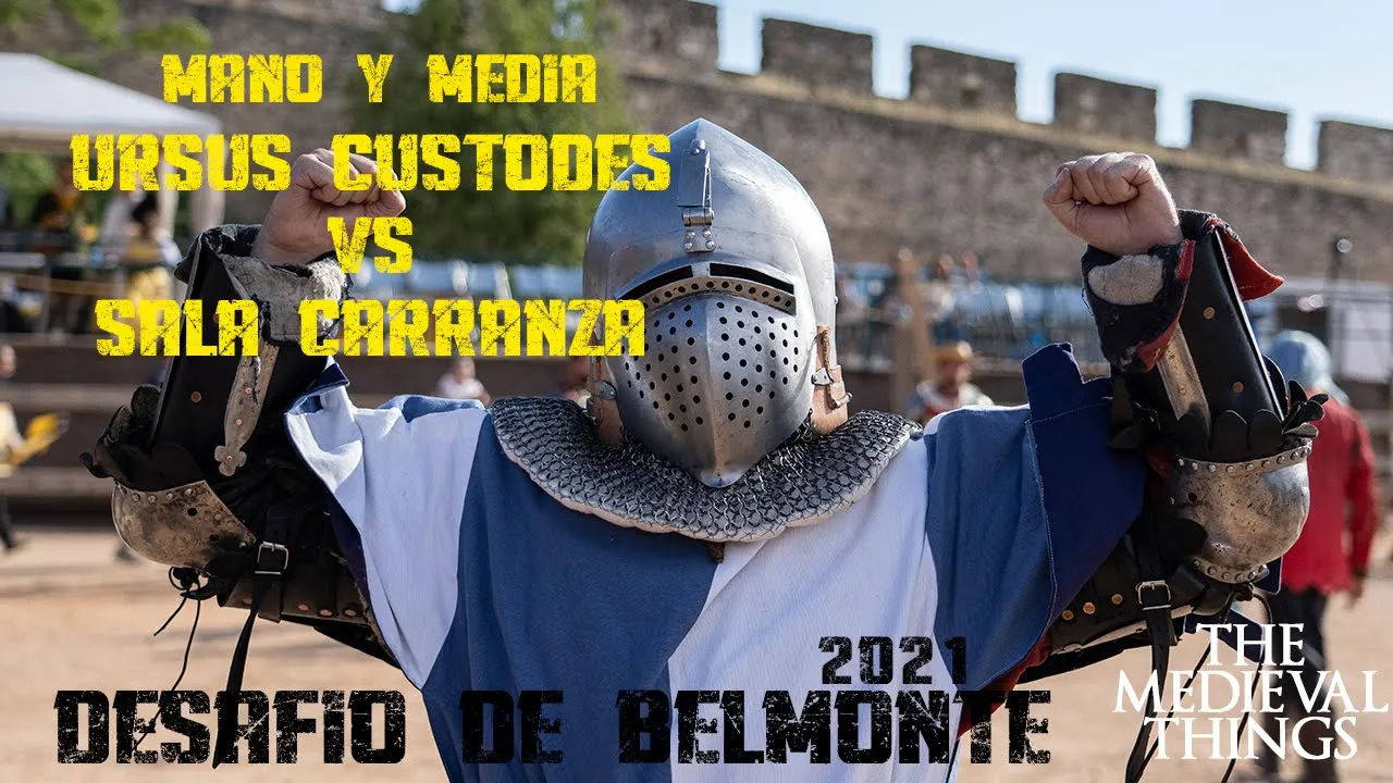 COMBATE MEDIEVAL DESAFIO DE BELMONTE 2021:Duelo de mano y media entre URSUS CUSTODES y SALA CARRANZA background