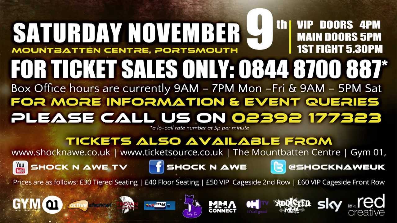 Shock n Awe 15 - 9th November 2013 background