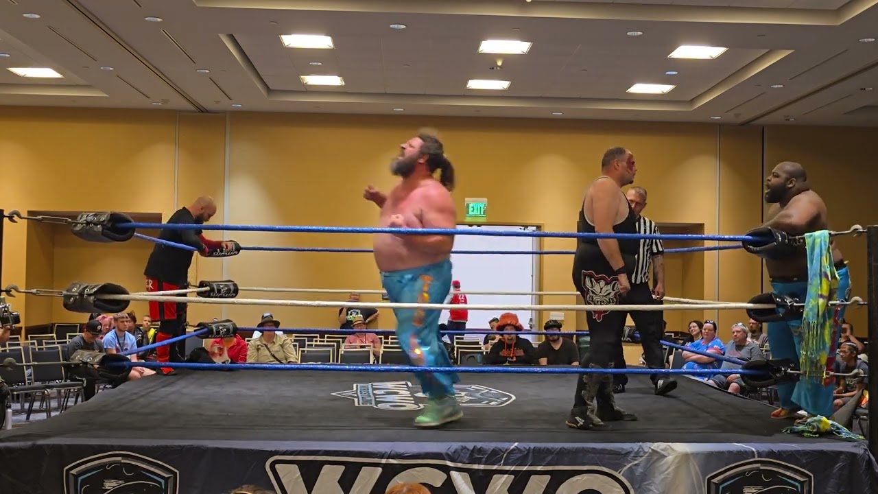 Jaxon Morgan & Will Asher vs Too Loud Strays (Tag Team Titles) - WCWO PopCon 6/28/25 background
