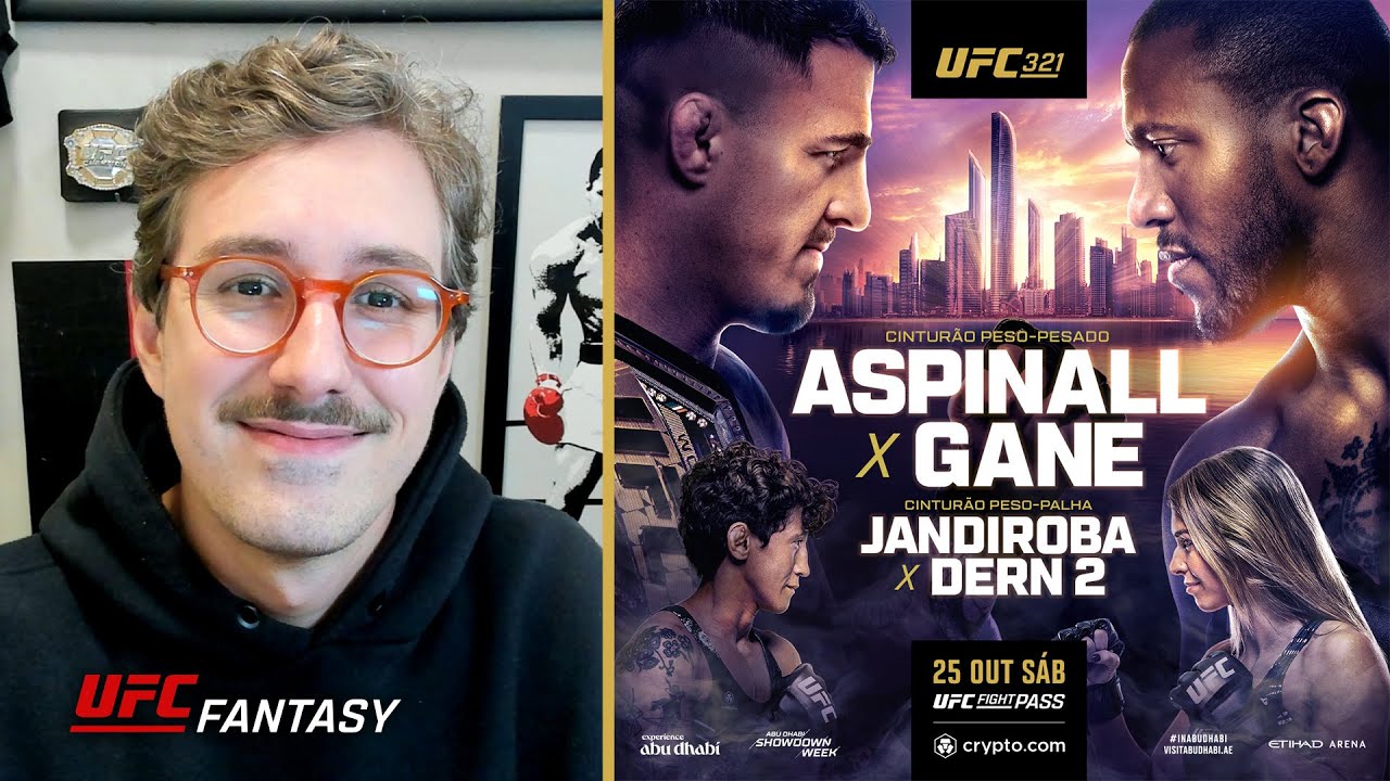 QUEM VENCE NO UFC 321? Os palpites de Tarso Dória no UFC Fantasy
