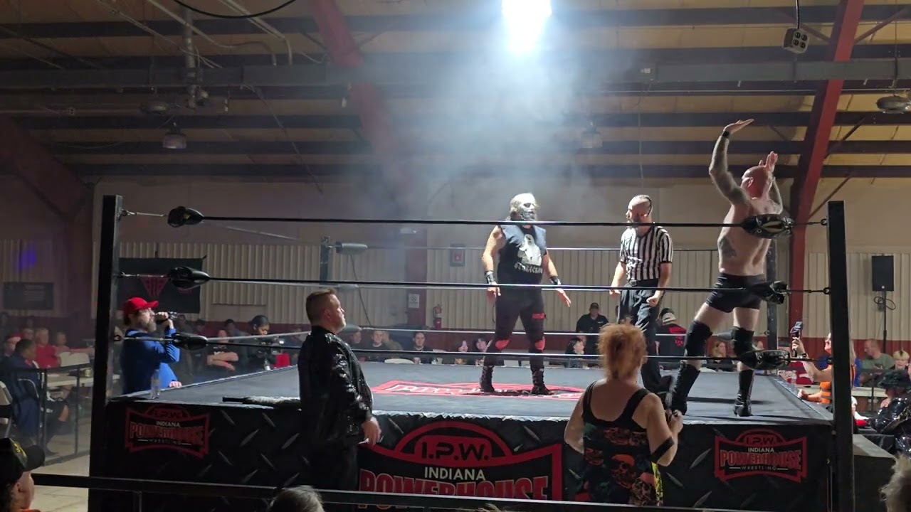 Scarecrow vs Rodney Fultz (IPW Heavyweight Title) - IPW 10/19/24 background